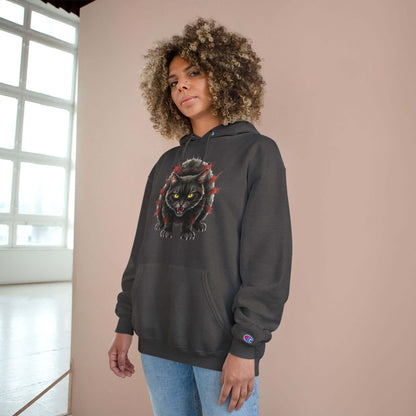 Mad Cat Men and Women Champion Hoodie style 3