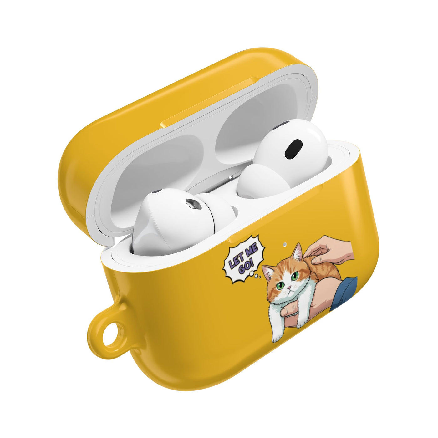 “Let Me Go!” style 2 Cute Cats AirPods Pro Gen 2 Case