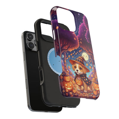 Halloween cute puppy anime style 1 Magnetic Impact-Resistant Phone Case, Cute Dog Design, Pet Owner Gift, Animal Lover Accessory, Birthday Gift for Dog Lovers