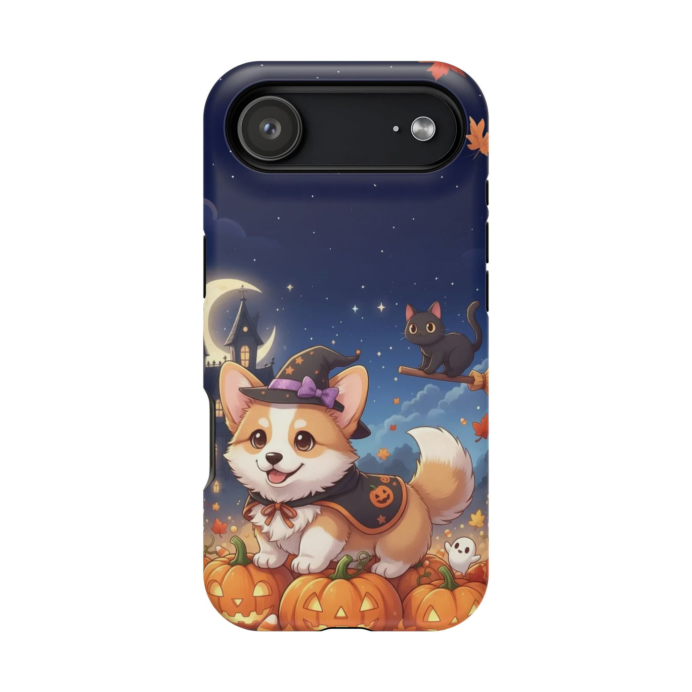 Halloween cute puppy anime style 4 Magnetic Impact-Resistant Phone Case, Cute Dog Design, Pet Owner Gift, Animal Lover Accessory, Birthday Gift for Dog Lovers