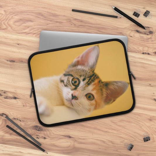 Stylish Cute Cat Laptop Sleeve style 1
