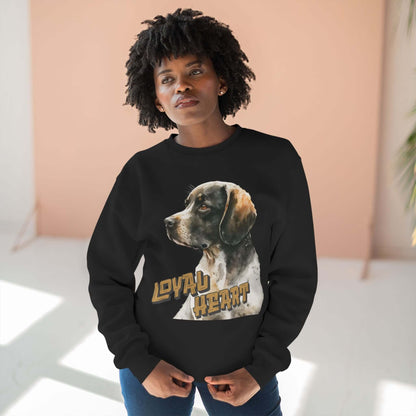 Loyal Heart Dog Lover Unisex Crewneck Sweatshirt style 4