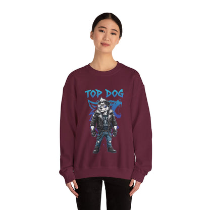 Cool Dog Unisex Heavy Blend Crewneck Sweatshirt style 1