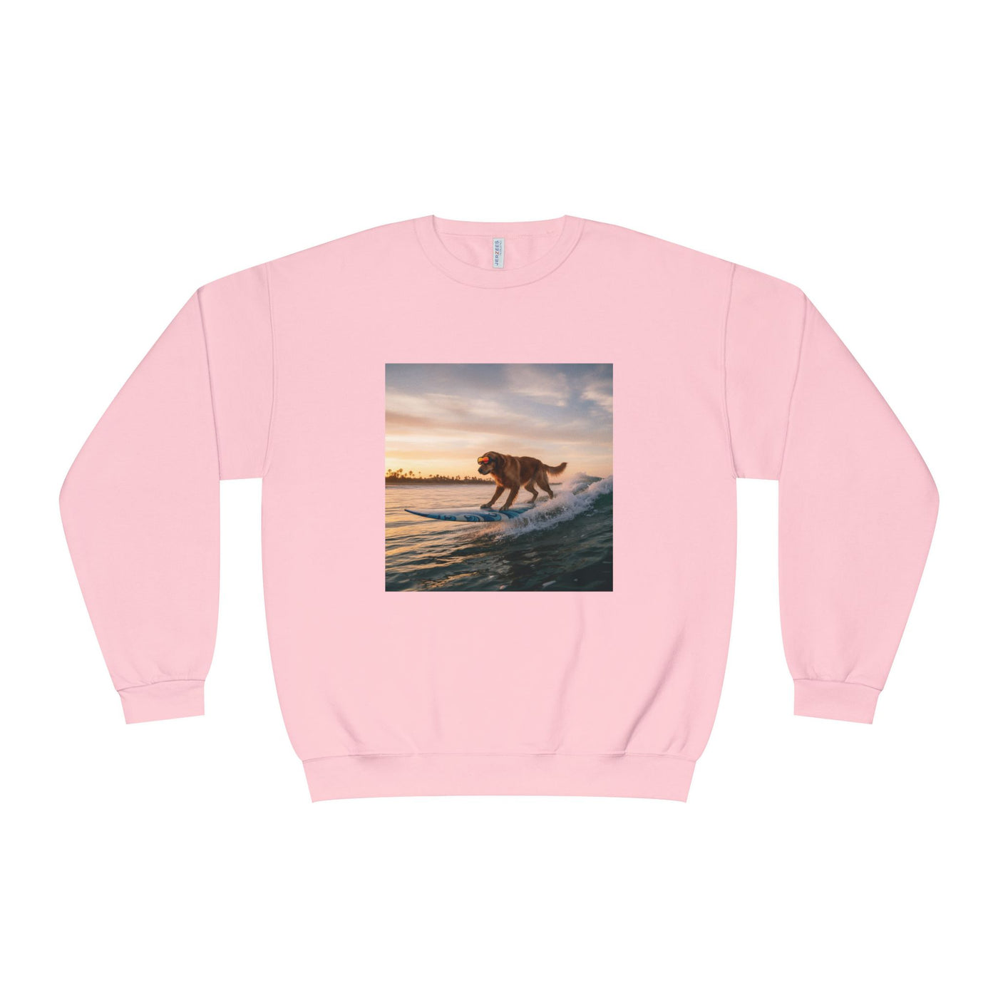 Surfing Dog style 2 Unisex NuBlend® Crewneck Sweatshirt